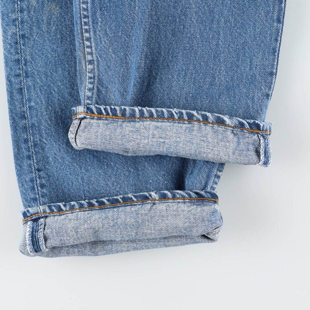 Levi's 505-0216 Tapered Denim Pants, Men's Size W38 (approx.), Vintage unclear blue type Vintage Second Hand