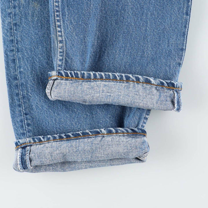 Levi's 505-0216 Tapered Denim Pants, Men's Size W38 (approx.), Vintage unclear blue type Vintage Second Hand