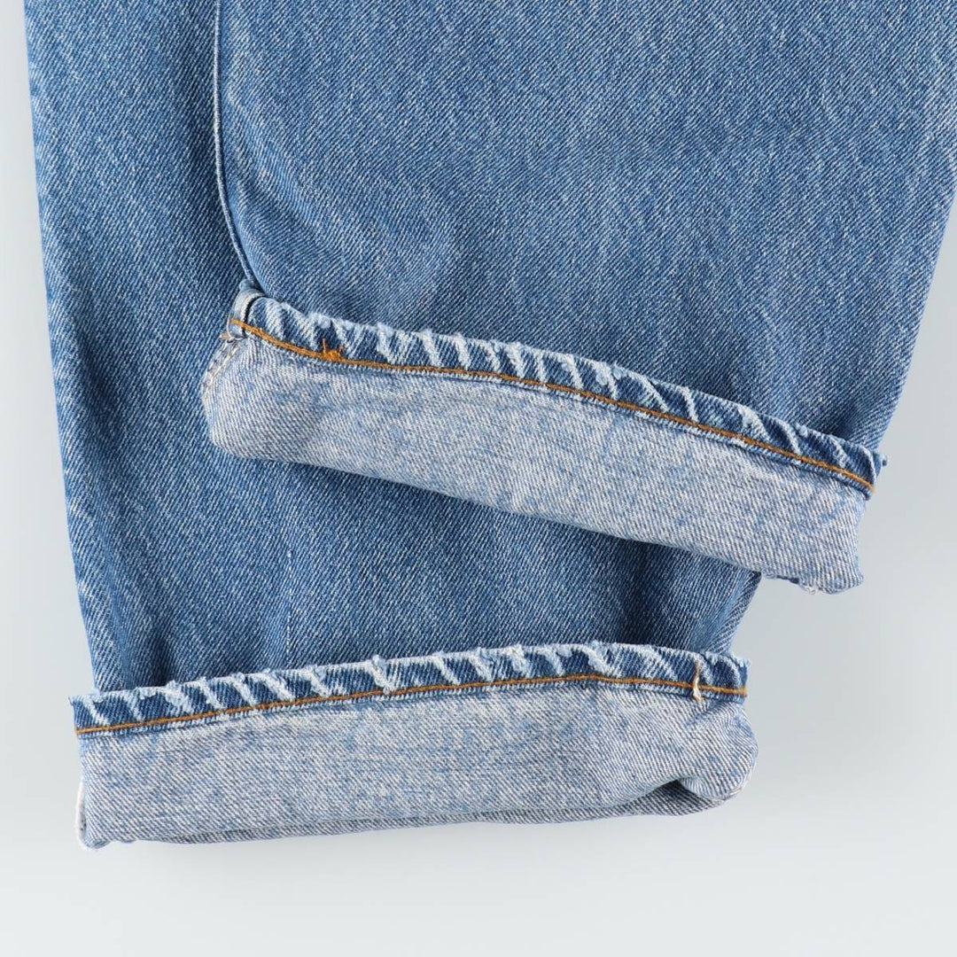 Levi's 505-0216 Tapered Denim Pants, Men's Size W38 (approx.), Vintage unclear blue type Vintage Second Hand