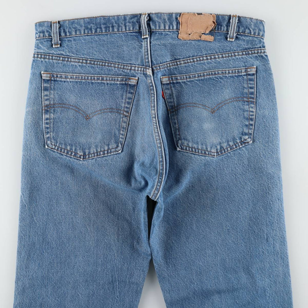 Levi's 505-0216 Tapered Denim Pants, Men's Size W38 (approx.), Vintage unclear blue type Vintage Second Hand