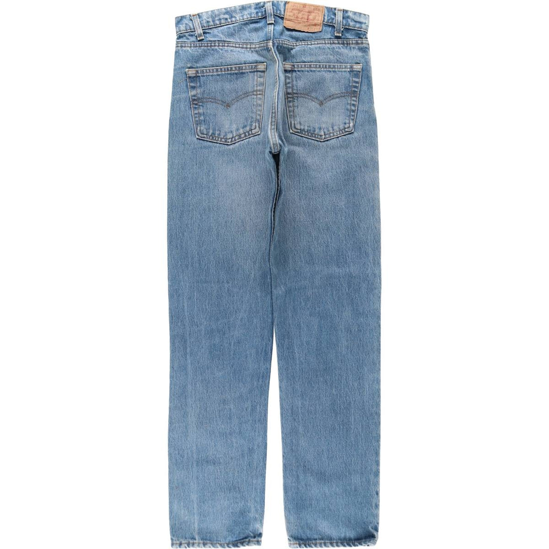 80'S Levi's 505-0217 Tapered Denim Pants Made in USA Men's W31 Vintage cotton blue type Vintage Second Hand