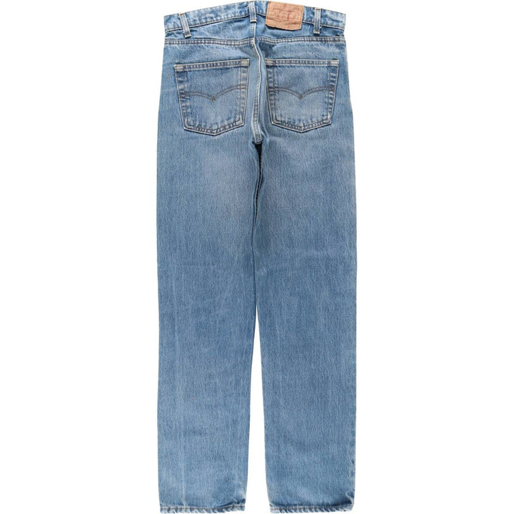 80'S Levi's 505-0217 Tapered Denim Pants Made in USA Men's W31 Vintage cotton blue type Vintage Second Hand