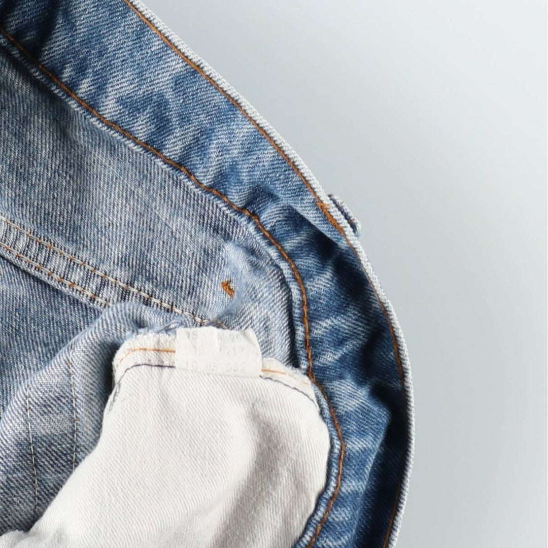 80'S Levi's 505-0217 Tapered Denim Pants Made in USA Men's W31 Vintage cotton blue type Vintage Second Hand