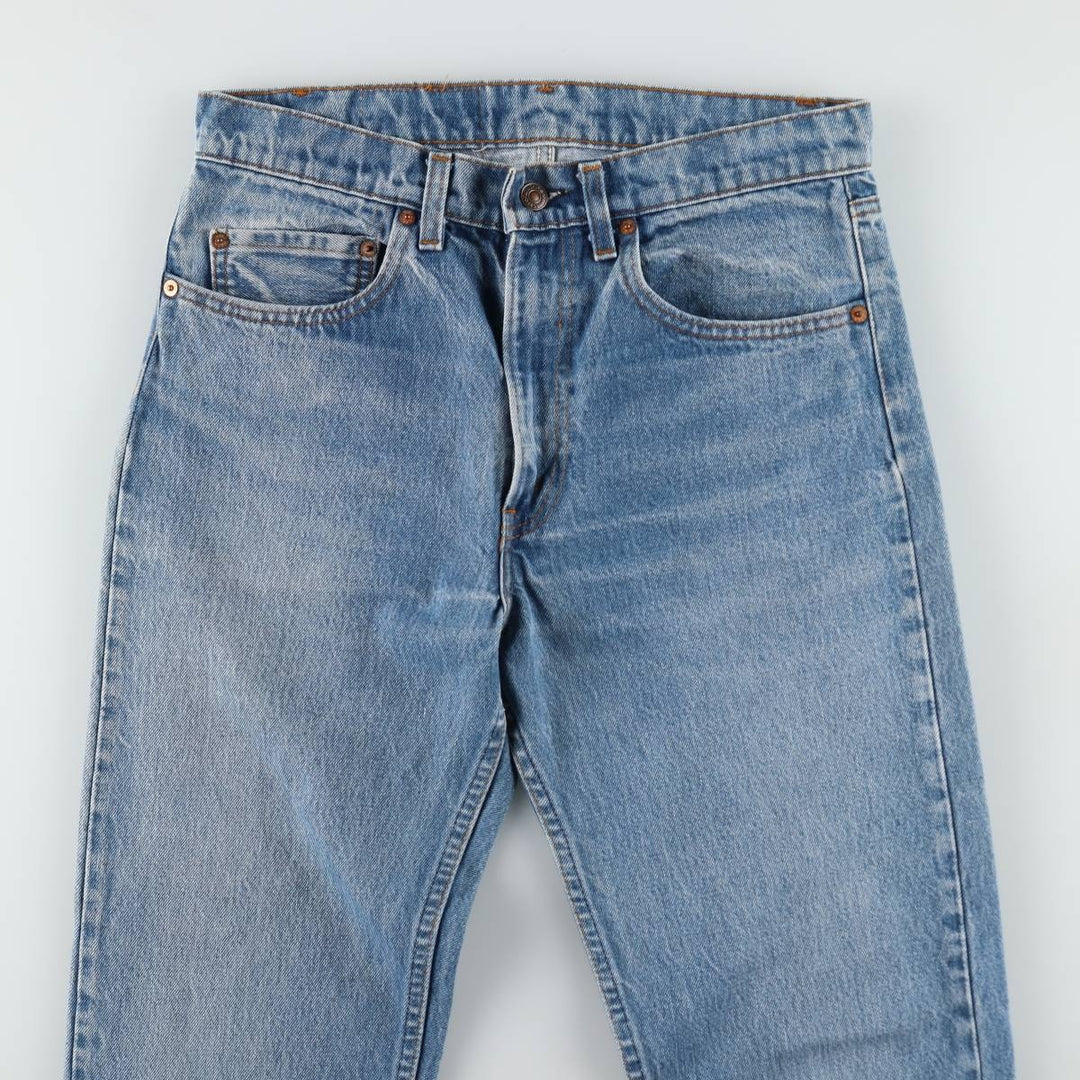 80'S Levi's 505-0217 Tapered Denim Pants Made in USA Men's W31 Vintage cotton blue type Vintage Second Hand