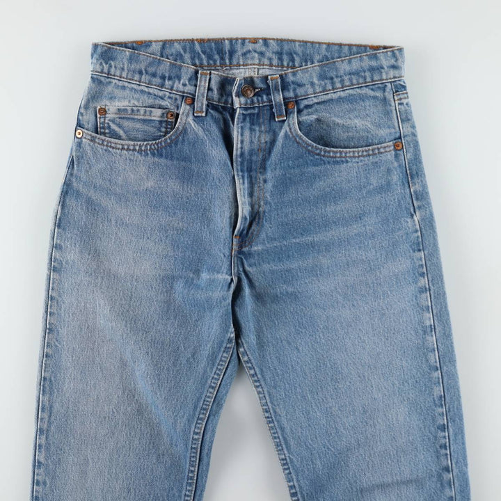 80'S Levi's 505-0217 Tapered Denim Pants Made in USA Men's W31 Vintage cotton blue type Vintage Second Hand