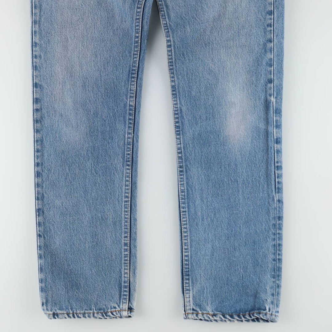 80'S Levi's 505-0217 Tapered Denim Pants Made in USA Men's W31 Vintage cotton blue type Vintage Second Hand