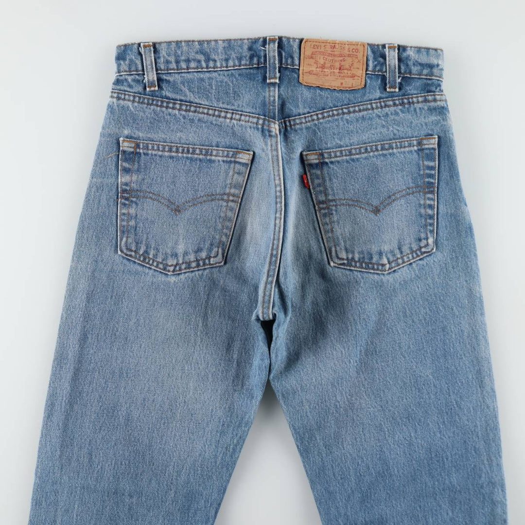 80'S Levi's 505-0217 Tapered Denim Pants Made in USA Men's W31 Vintage cotton blue type Vintage Second Hand