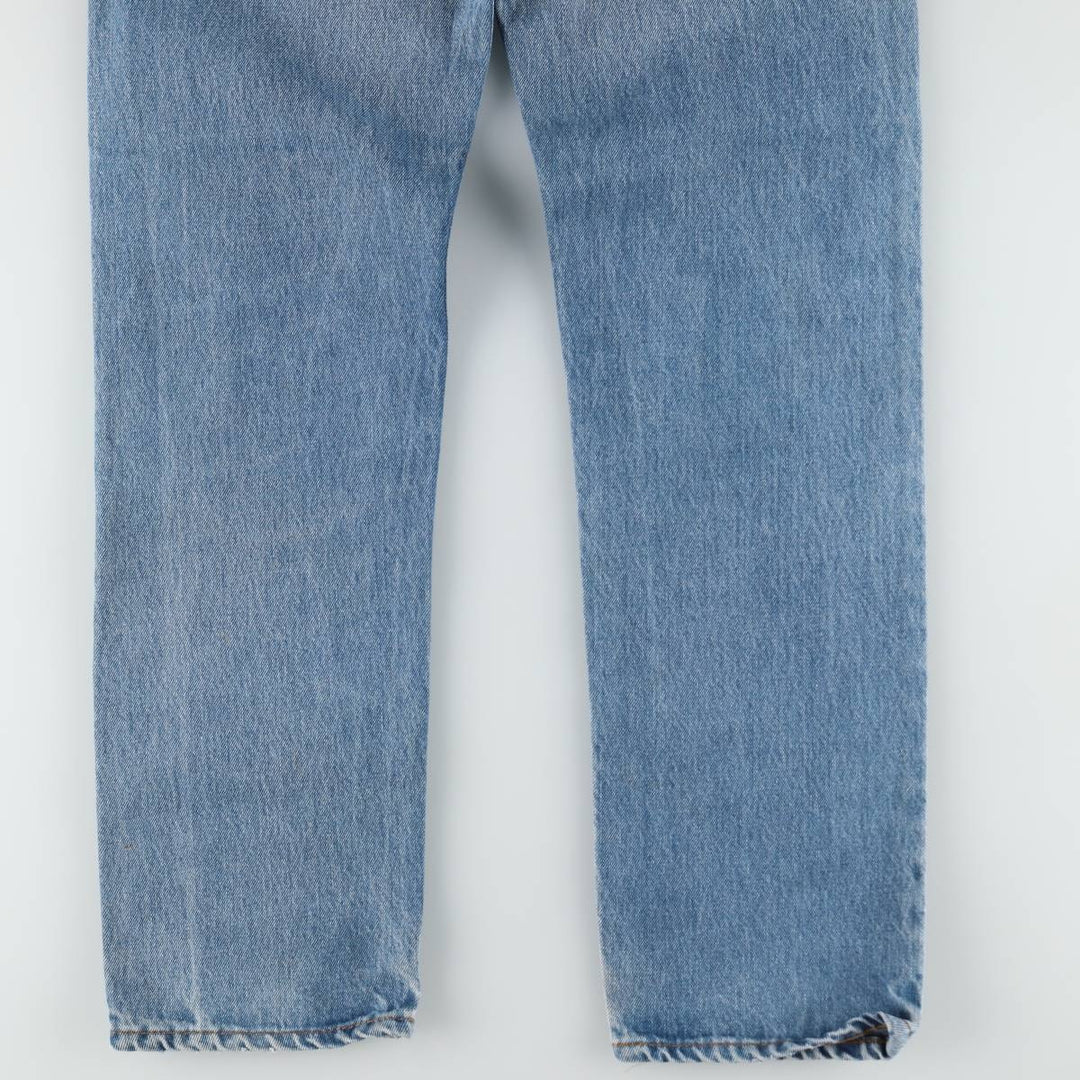 80'S Levi's 505-0217 Tapered Denim Pants Made in USA Men's W31 Vintage cotton blue type Vintage Second Hand