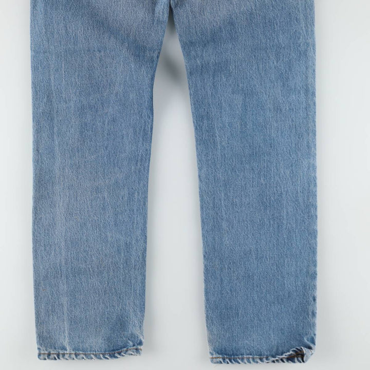 80'S Levi's 505-0217 Tapered Denim Pants Made in USA Men's W31 Vintage cotton blue type Vintage Second Hand