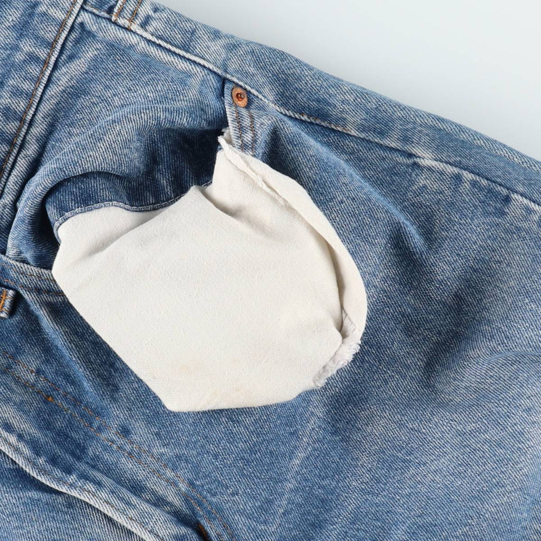 80'S Levi's 505-0217 Tapered Denim Pants Made in USA Men's W31 Vintage cotton blue type Vintage Second Hand