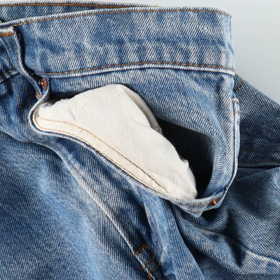 80'S Levi's 505-0217 Tapered Denim Pants Made in USA Men's W31 Vintage cotton blue type Vintage Second Hand