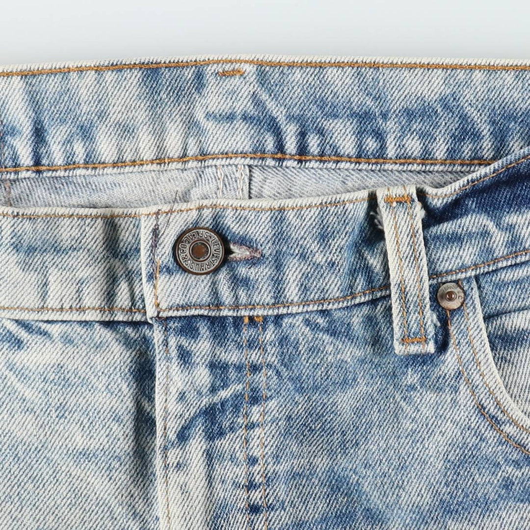 80s-90'S Levi's 505-0217 Tapered Denim Pants, Made in USA, Men's W37 (approx.), Vintage cotton blue type Vintage Second Hand