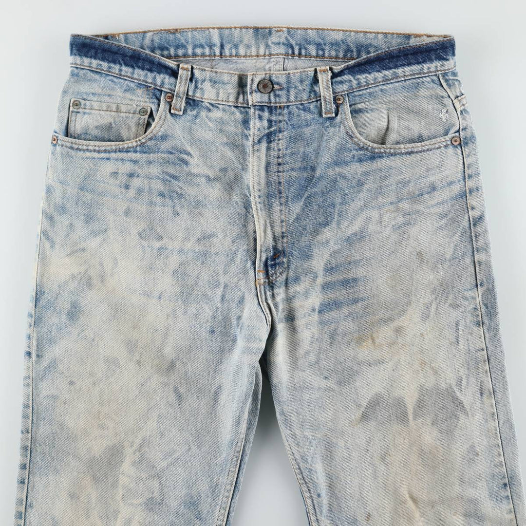 80s-90'S Levi's 505-0217 Tapered Denim Pants, Made in USA, Men's W37 (approx.), Vintage cotton blue type Vintage Second Hand