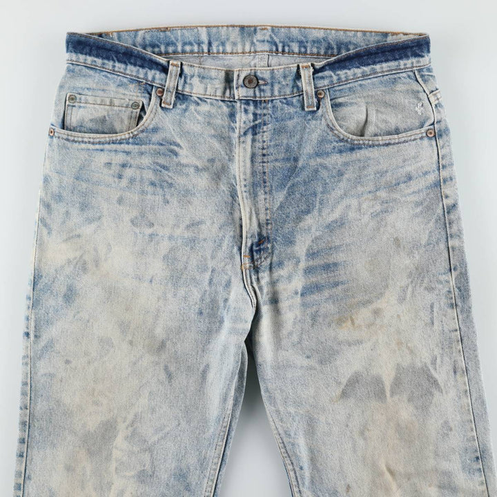 80s-90'S Levi's 505-0217 Tapered Denim Pants, Made in USA, Men's W37 (approx.), Vintage cotton blue type Vintage Second Hand