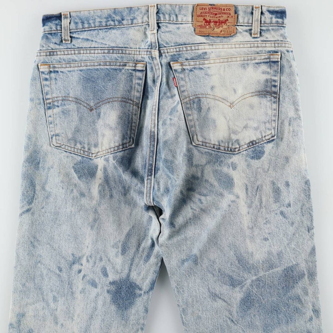 80s-90'S Levi's 505-0217 Tapered Denim Pants, Made in USA, Men's W37 (approx.), Vintage cotton blue type Vintage Second Hand