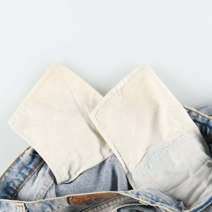 80s-90'S Levi's 505-0217 Tapered Denim Pants, Made in USA, Men's W37 (approx.), Vintage cotton blue type Vintage Second Hand