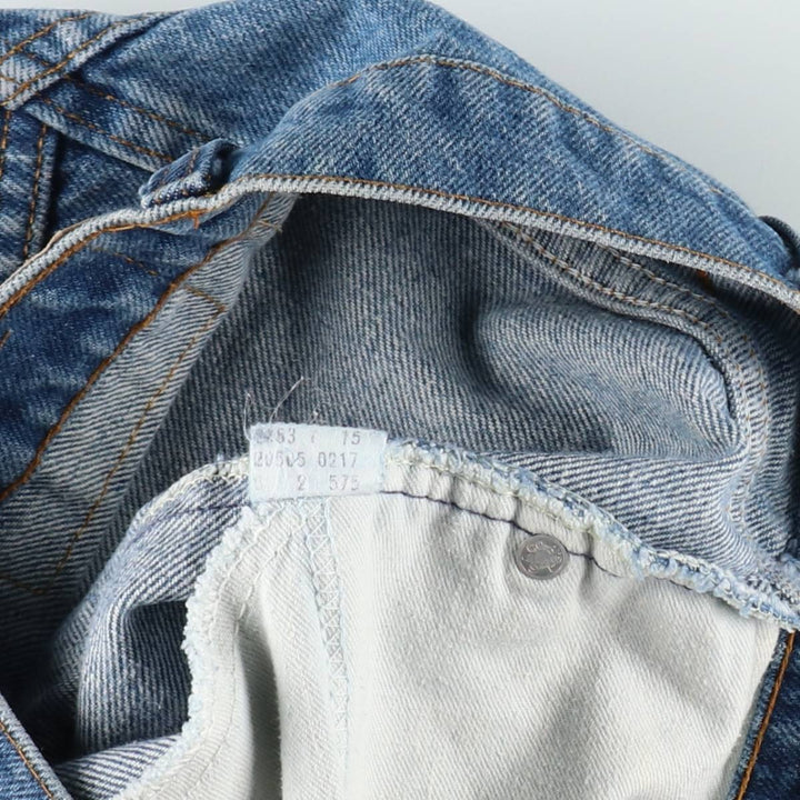 80s-90'S Levi's 20505-0217 Orange Tab Tapered Denim Pants, Made in USA, Men's W30 equivalent, Vintage cotton blue type Vintage Second Hand