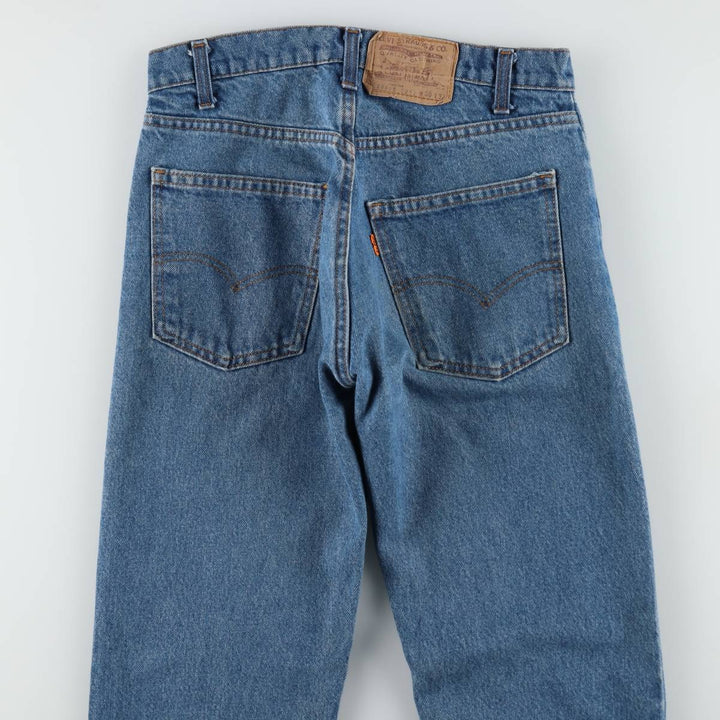 80s-90'S Levi's 20505-0217 Orange Tab Tapered Denim Pants, Made in USA, Men's W30 equivalent, Vintage cotton blue type Vintage Second Hand