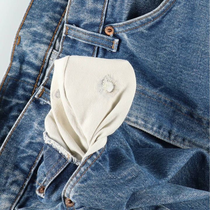 1980'S Levi's Orange Tab Tapered Denim Pants, Men's Size W31 (approx.), Vintage unclear blue type Vintage Second Hand