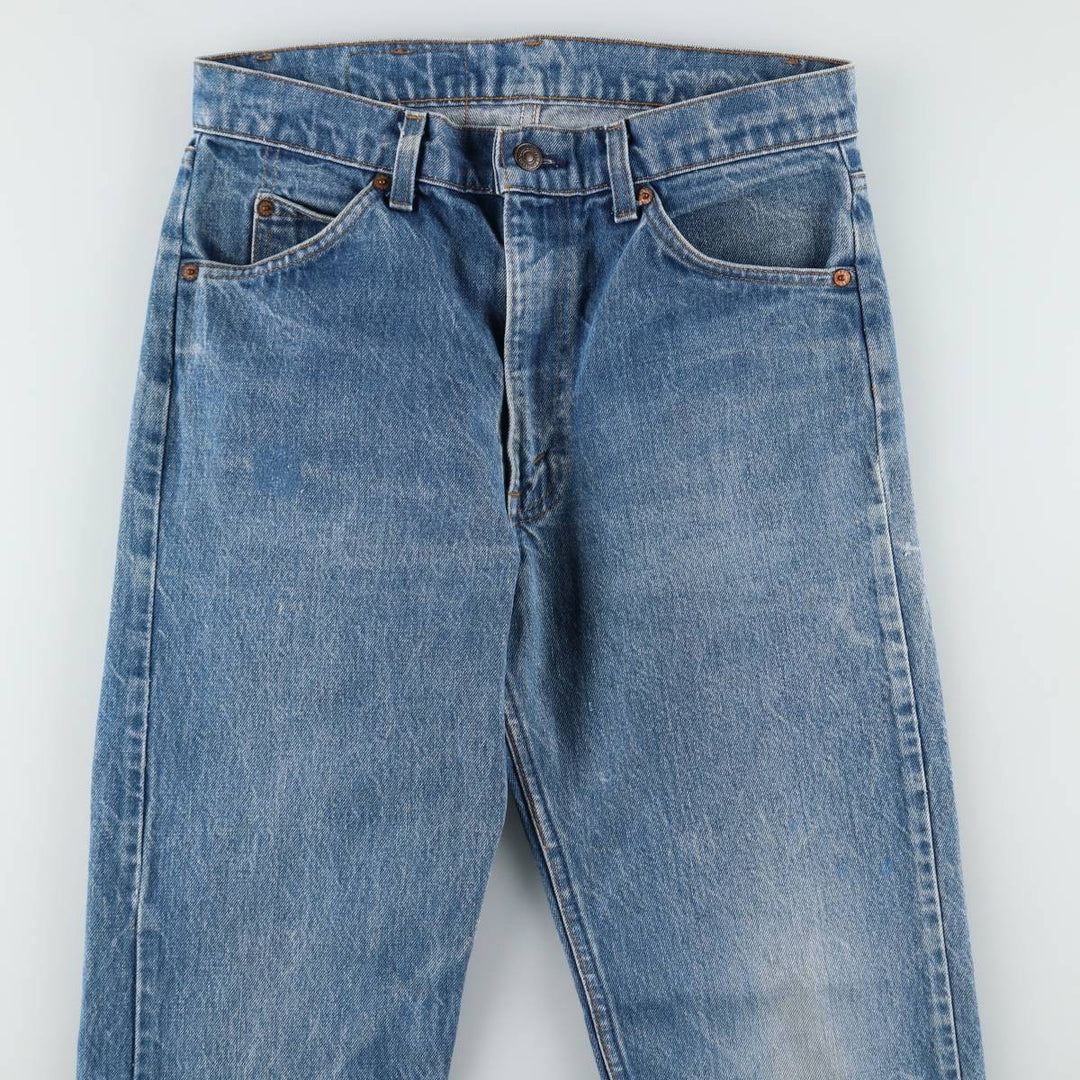 1980'S Levi's Orange Tab Tapered Denim Pants, Men's Size W31 (approx.), Vintage unclear blue type Vintage Second Hand