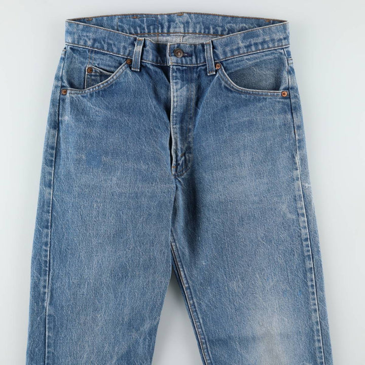 1980'S Levi's Orange Tab Tapered Denim Pants, Men's Size W31 (approx.), Vintage unclear blue type Vintage Second Hand
