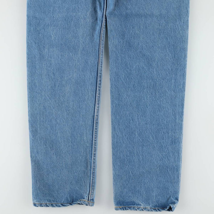 80'S Levi's 505-0217 Tapered Denim Pants Made in USA Men's W33 Vintage cotton blue type Vintage Second Hand