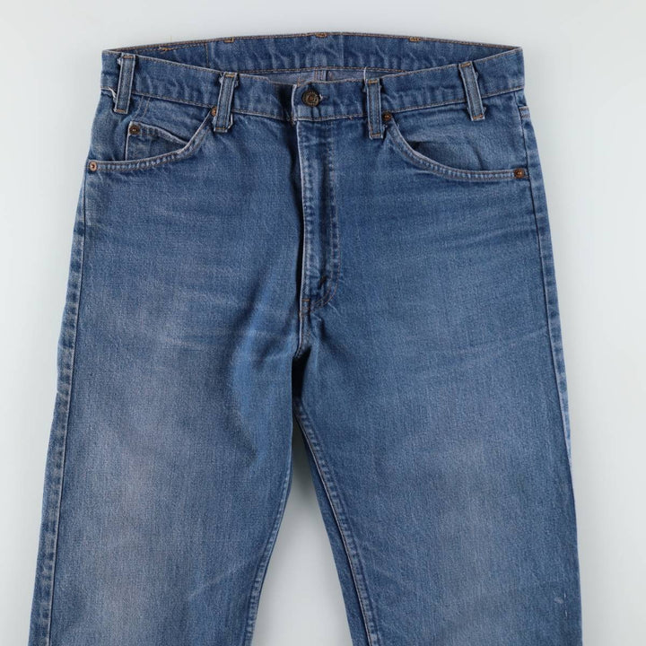 1980'S Levi's 20505-0217 Orange Tab Tapered Denim Pants, Men's, Size 34 (Vintage) unclear blue type Vintage Second Hand