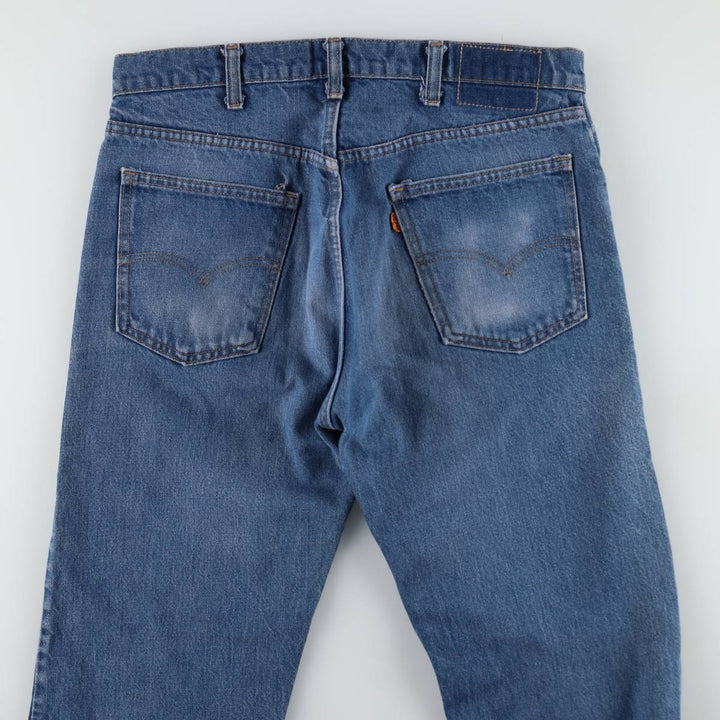 1980'S Levi's 20505-0217 Orange Tab Tapered Denim Pants, Men's, Size 34 (Vintage) unclear blue type Vintage Second Hand
