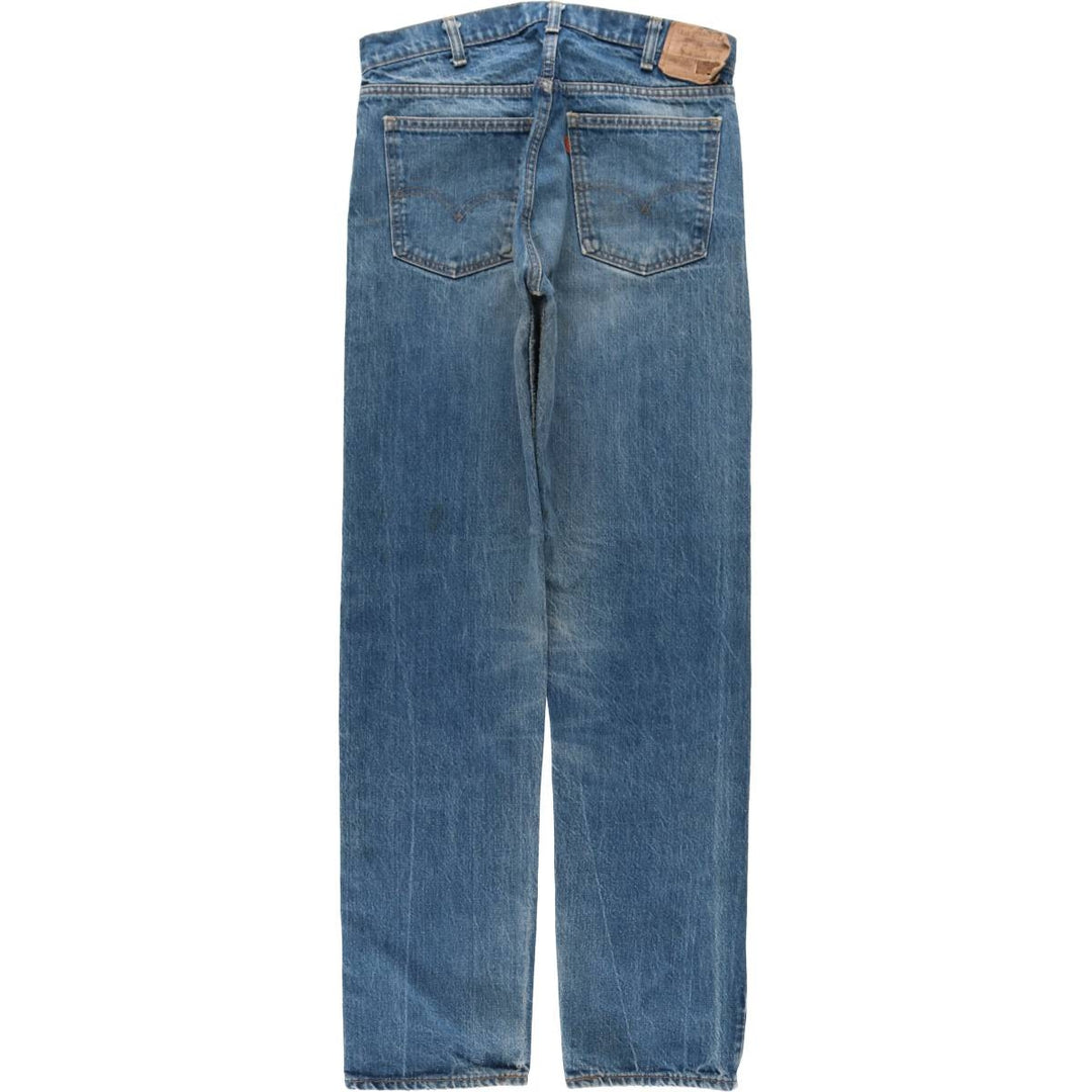 Vintage 80s-90'S Levi's 20505-0217 Orange Tab Tapered Denim Pants, Men's Size 34 cotton blue type Vintage Second Hand