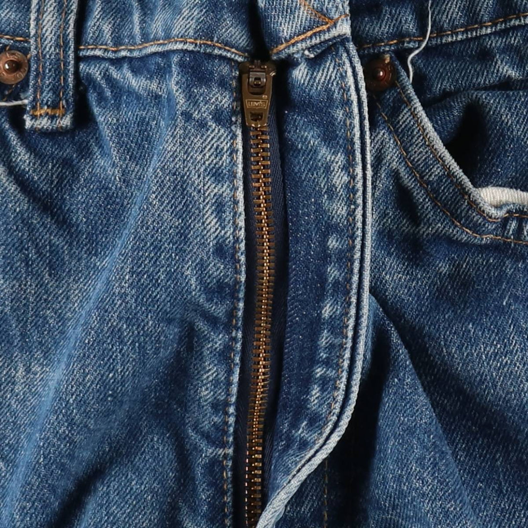 Vintage 80s-90'S Levi's 20505-0217 Orange Tab Tapered Denim Pants, Men's Size 34 cotton blue type Vintage Second Hand