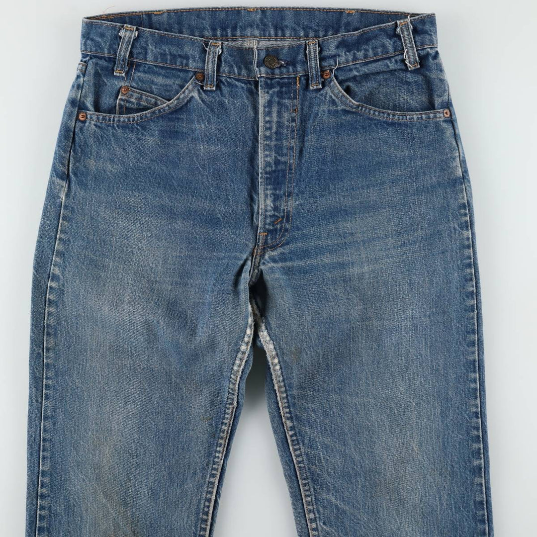 Vintage 80s-90'S Levi's 20505-0217 Orange Tab Tapered Denim Pants, Men's Size 34 cotton blue type Vintage Second Hand
