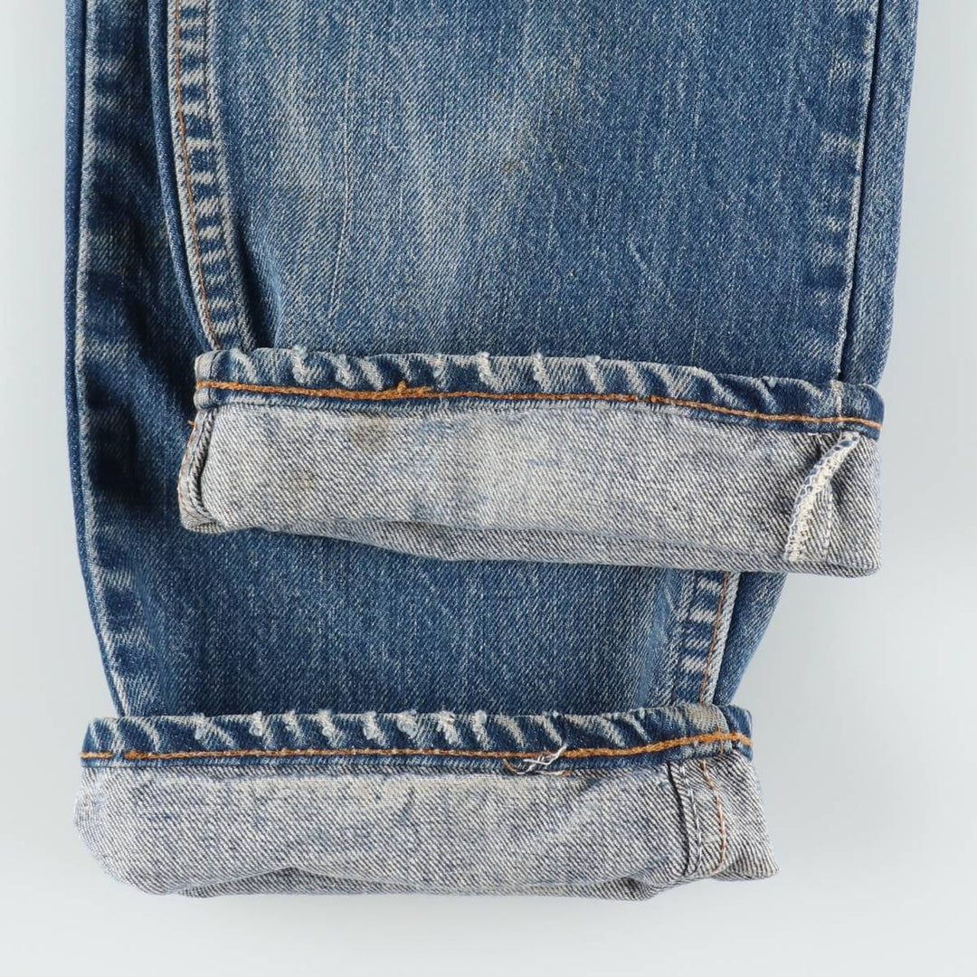 Vintage 80s-90'S Levi's 20505-0217 Orange Tab Tapered Denim Pants, Men's Size 34 cotton blue type Vintage Second Hand