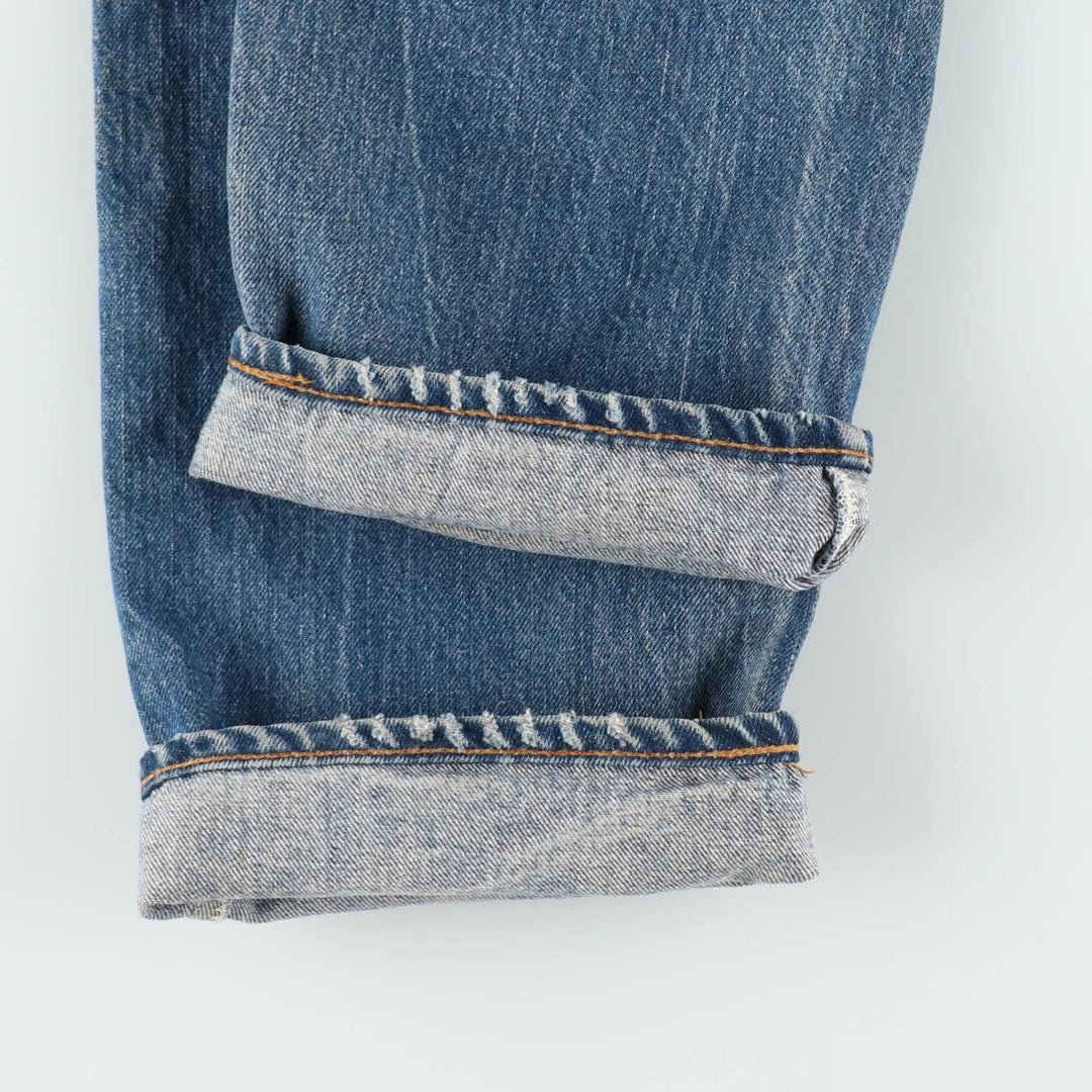 Vintage 80s-90'S Levi's 20505-0217 Orange Tab Tapered Denim Pants, Men's Size 34 cotton blue type Vintage Second Hand