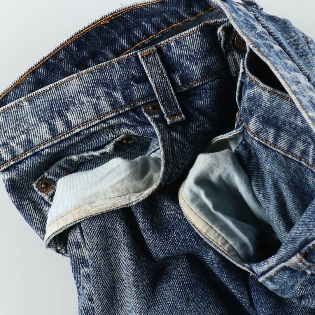 1990'S Levi's 505-0212 Tapered Denim Pants, Made in USA, Men's Size W34 (approx.), Vintage cotton blue type Vintage Second Hand