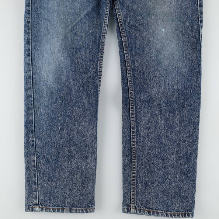1990'S Levi's 505-0212 Tapered Denim Pants, Made in USA, Men's Size W34 (approx.), Vintage cotton blue type Vintage Second Hand