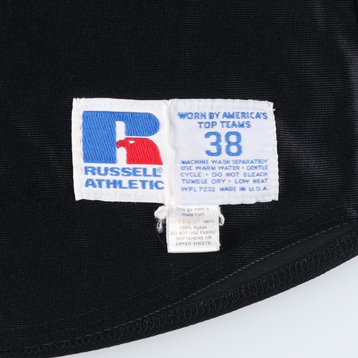90'S Russell Tank Top, Made in USA, Men's Size S (approx.) Nylon black type Vintage Second Hand