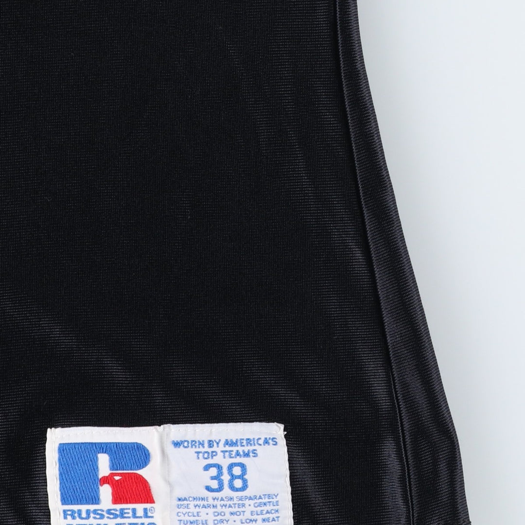 90'S Russell Tank Top, Made in USA, Men's Size S (approx.) Nylon black type Vintage Second Hand