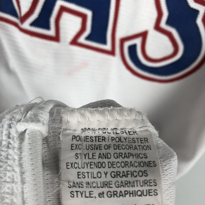 Majestic MLB Texas Rangers Rougned Odor Game Shirt Baseball Shirt Men's Size L polyester white type Vintage Second Hand