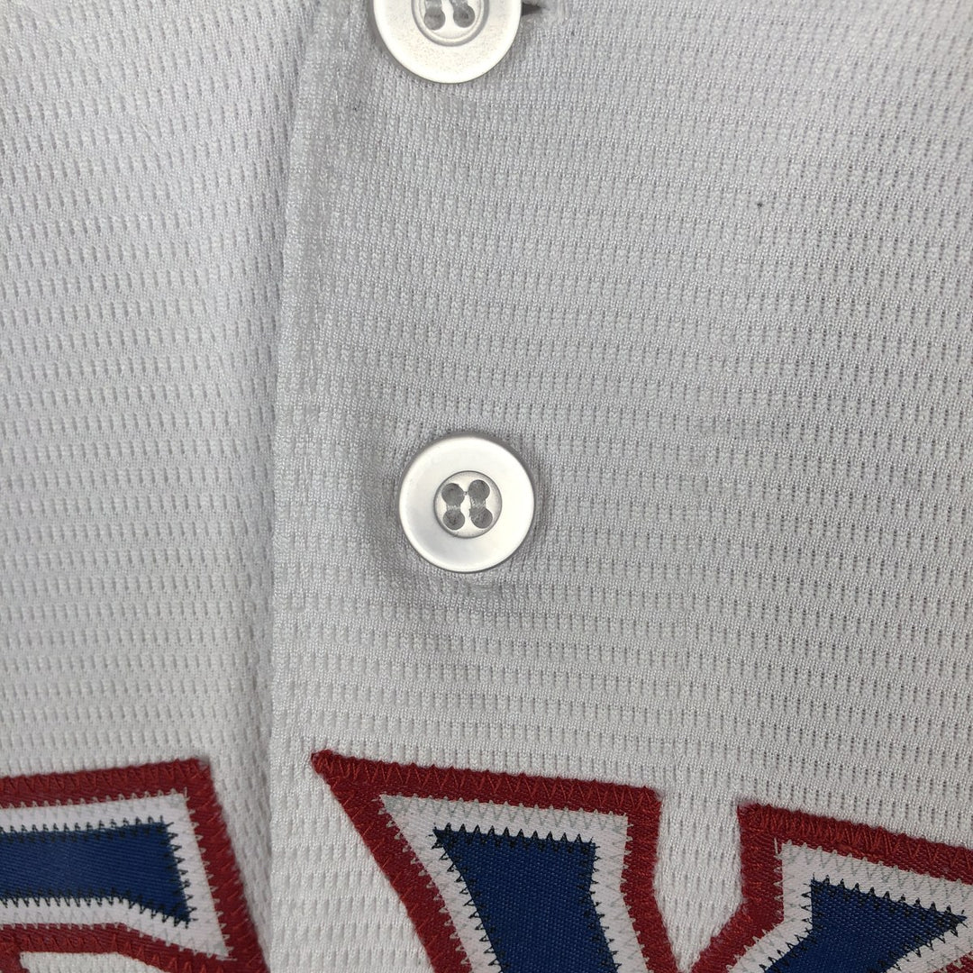 Majestic MLB Texas Rangers Rougned Odor Game Shirt Baseball Shirt Men's Size L polyester white type Vintage Second Hand