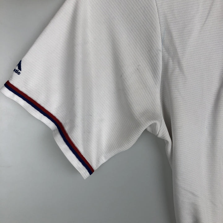 Majestic MLB Texas Rangers Rougned Odor Game Shirt Baseball Shirt Men's Size L polyester white type Vintage Second Hand