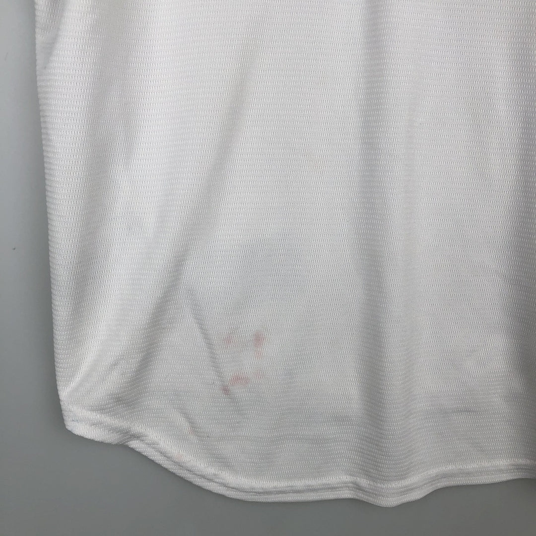 Majestic MLB Texas Rangers Rougned Odor Game Shirt Baseball Shirt Men's Size L polyester white type Vintage Second Hand