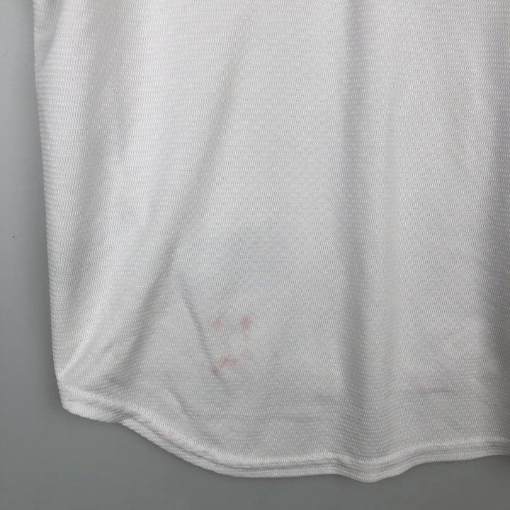 Majestic MLB Texas Rangers Rougned Odor Game Shirt Baseball Shirt Men's Size L polyester white type Vintage Second Hand