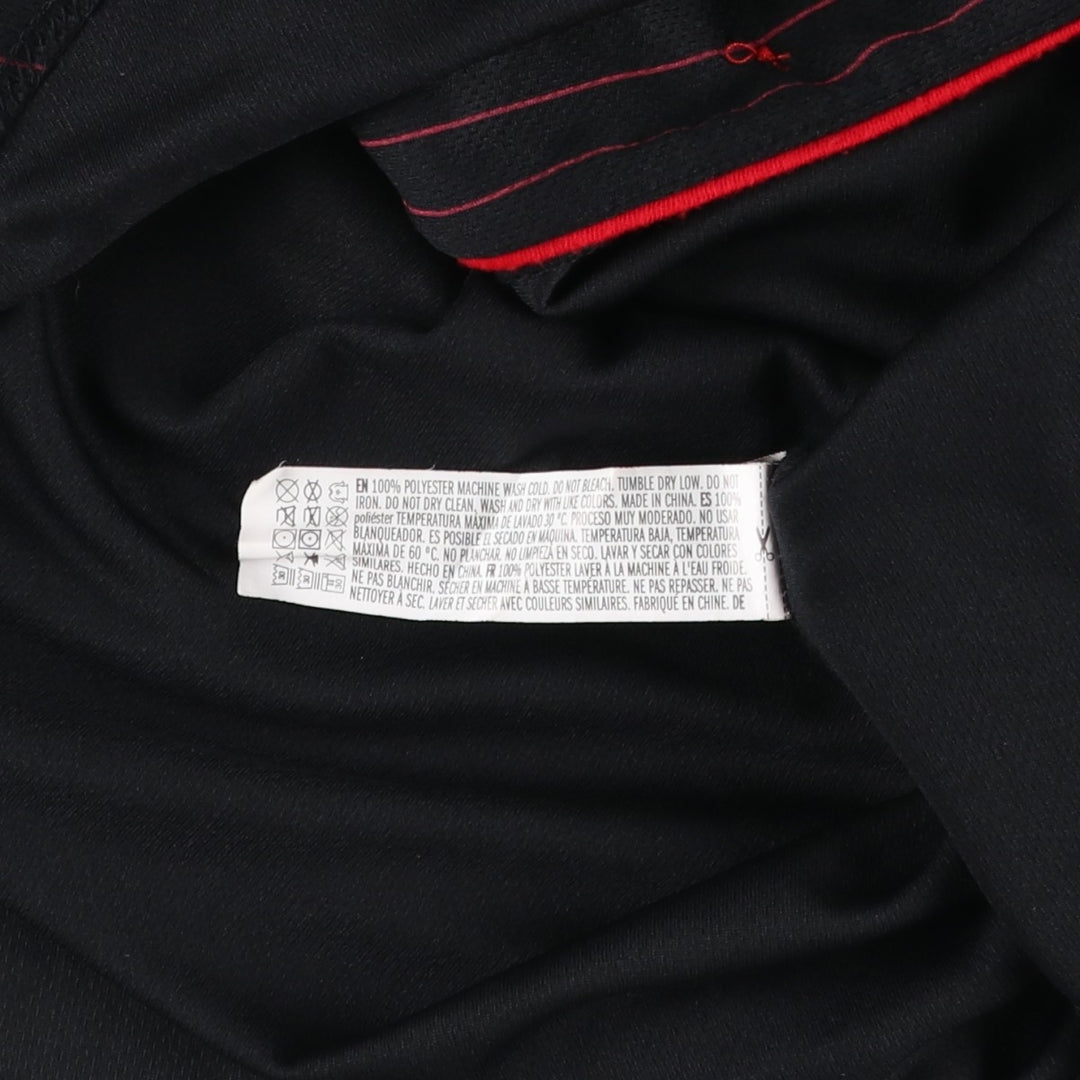 NBA Chicago Bulls Stripe Pattern Game Shirt Baseball Shirt Men's Size S (approx.) polyester black type Vintage Second Hand