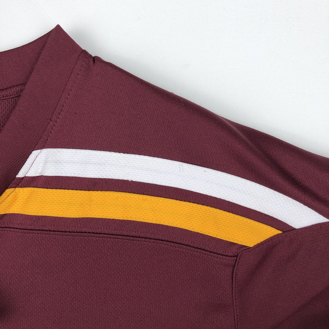 ~2000'S Nike TEAM MINNESOTA University of Minnesota Lace-up 3/4 Sleeve College Game Shirt Hockey Shirt Men's Size L polyester burgundy type Vintage Second Hand