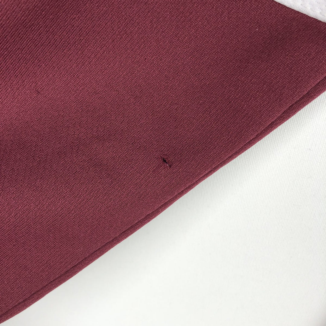 ~2000'S Nike TEAM MINNESOTA University of Minnesota Lace-up 3/4 Sleeve College Game Shirt Hockey Shirt Men's Size L polyester burgundy type Vintage Second Hand