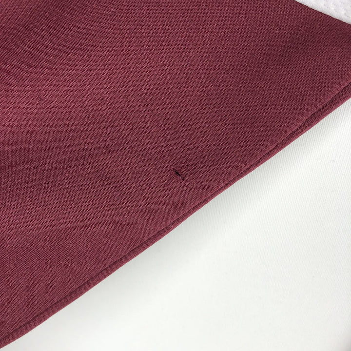 ~2000'S Nike TEAM MINNESOTA University of Minnesota Lace-up 3/4 Sleeve College Game Shirt Hockey Shirt Men's Size L polyester burgundy type Vintage Second Hand