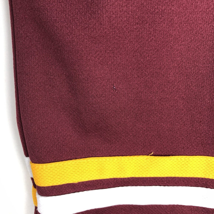 ~2000'S Nike TEAM MINNESOTA University of Minnesota Lace-up 3/4 Sleeve College Game Shirt Hockey Shirt Men's Size L polyester burgundy type Vintage Second Hand