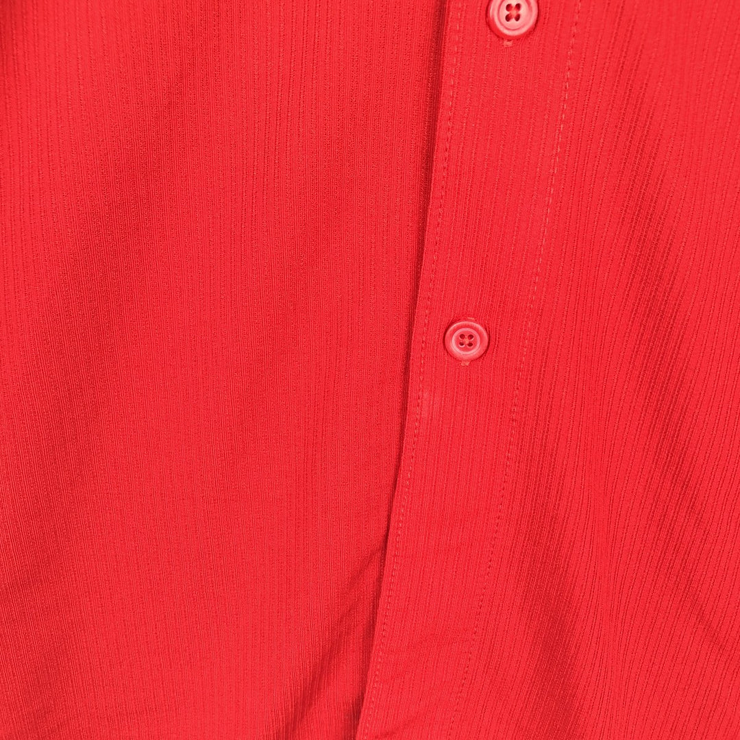 Majestic MLB Washington Nationals Game Shirt Baseball Shirt Made in USA Men's XXL equivalent polyester red type Vintage Second Hand