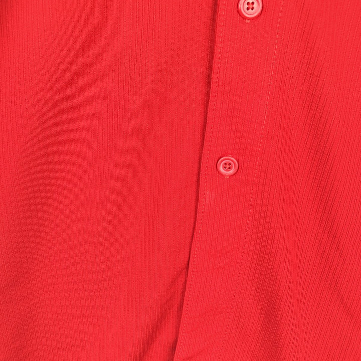 Majestic MLB Washington Nationals Game Shirt Baseball Shirt Made in USA Men's XXL equivalent polyester red type Vintage Second Hand