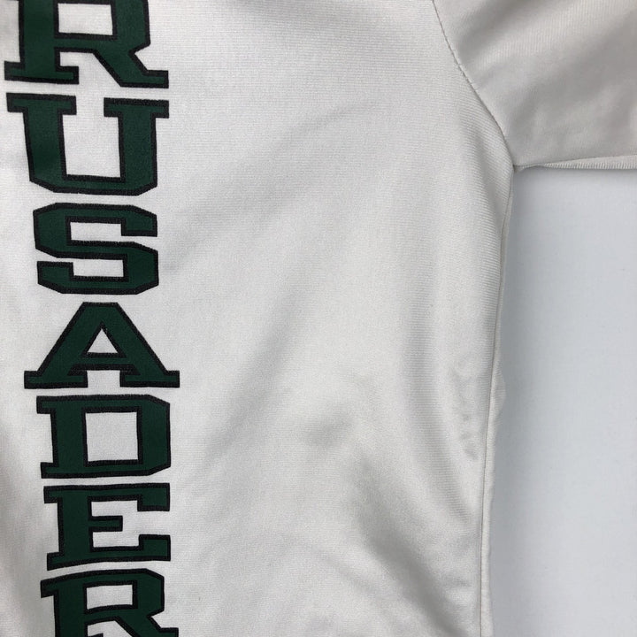 90'S Champion collared game shirt, made in USA, men's size M equivalent, vintage. polyester white type Vintage Second Hand